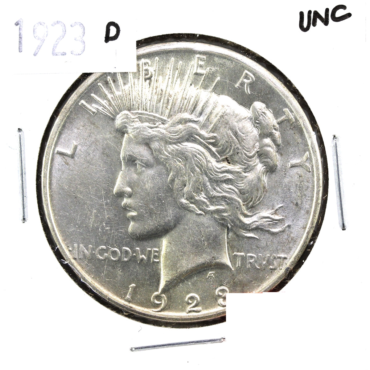 1923 D USA Dollar Uncirculated (MS60) $