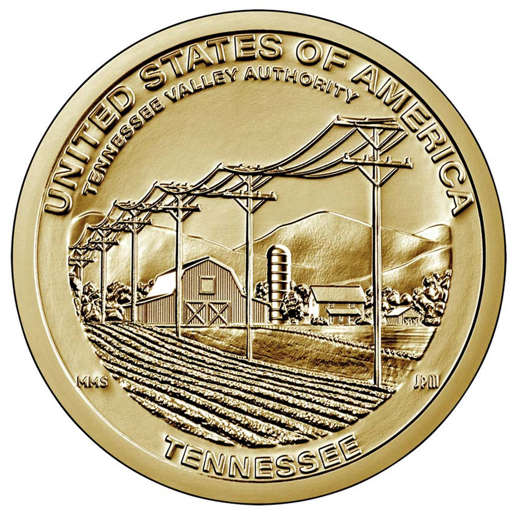 2022 P Tennessee USA American Innovation Dollar Uncirculated (MS60)