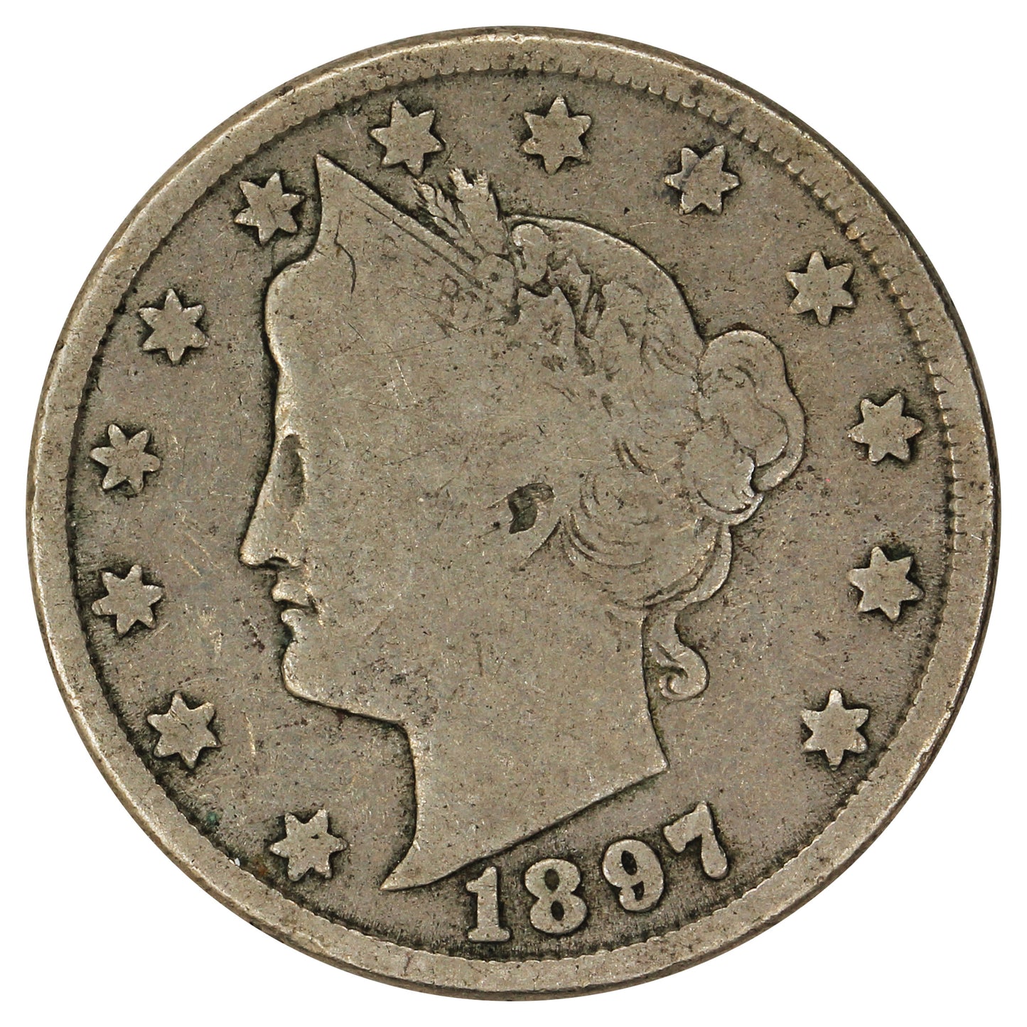1897 USA Nickel G-VG (G6)