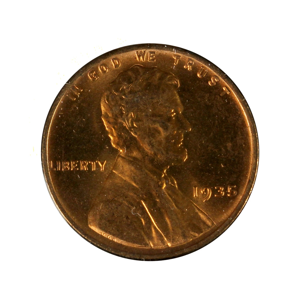 1935 USA Cent Choice Brilliant Uncirculated (MS64)