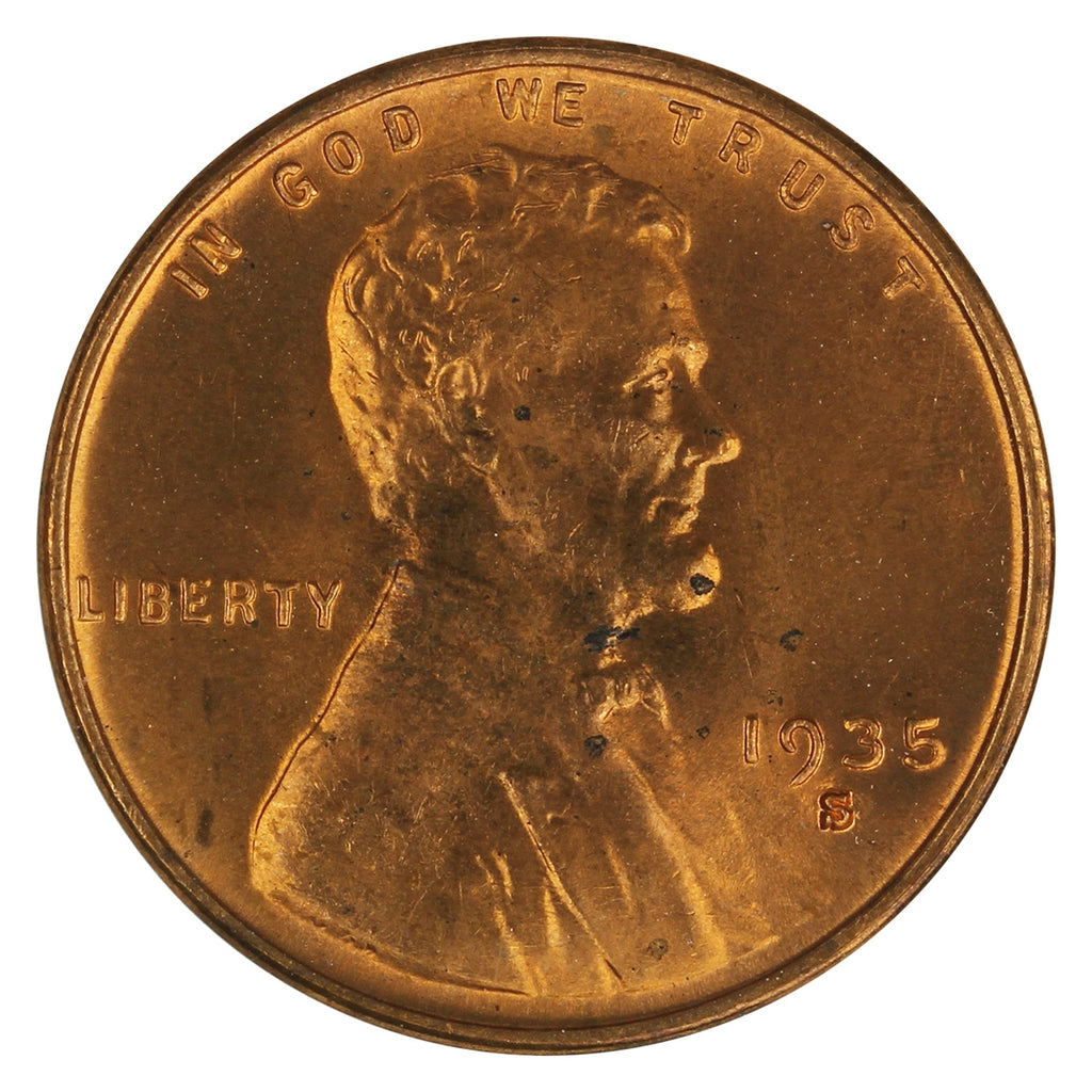 1935 S USA Cent Brilliant Uncirculated (MS63)