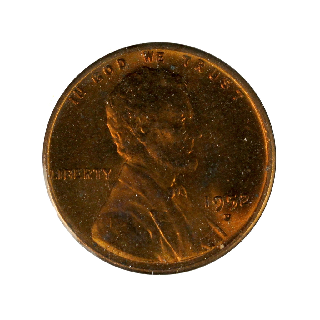 1952 D USA Cent Choice Brilliant Uncirculated (MS64)