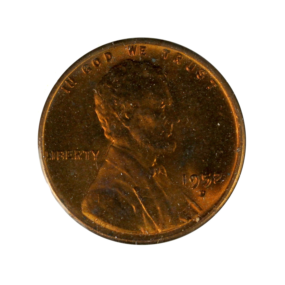 1952 D USA Cent Choice Brilliant Uncirculated (MS64)