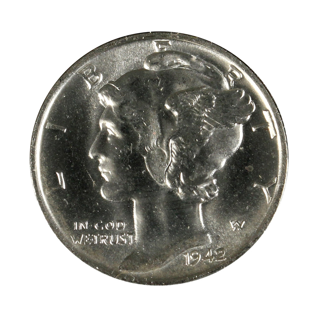 1942 USA Dime Gem Brilliant Uncirculated (MS65)