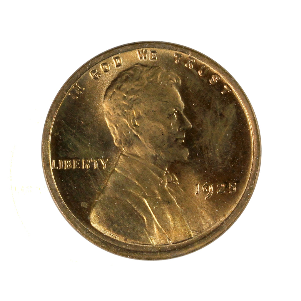 1925 USA Cent Choice Brilliant Uncirculated (MS64) $