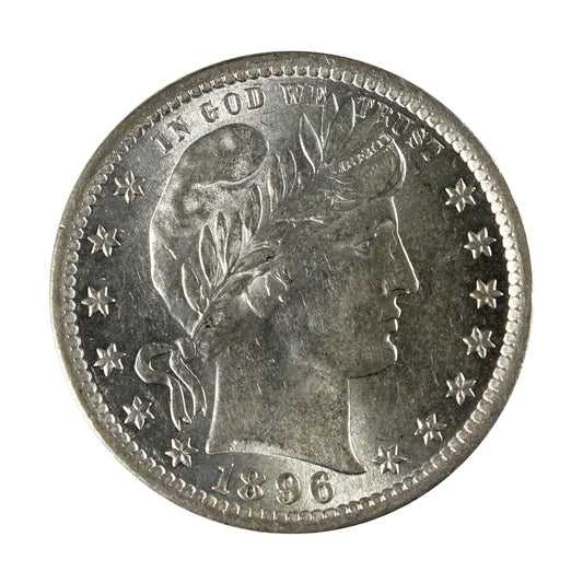 1896 USA Quarter UNC+ (MS-62) $