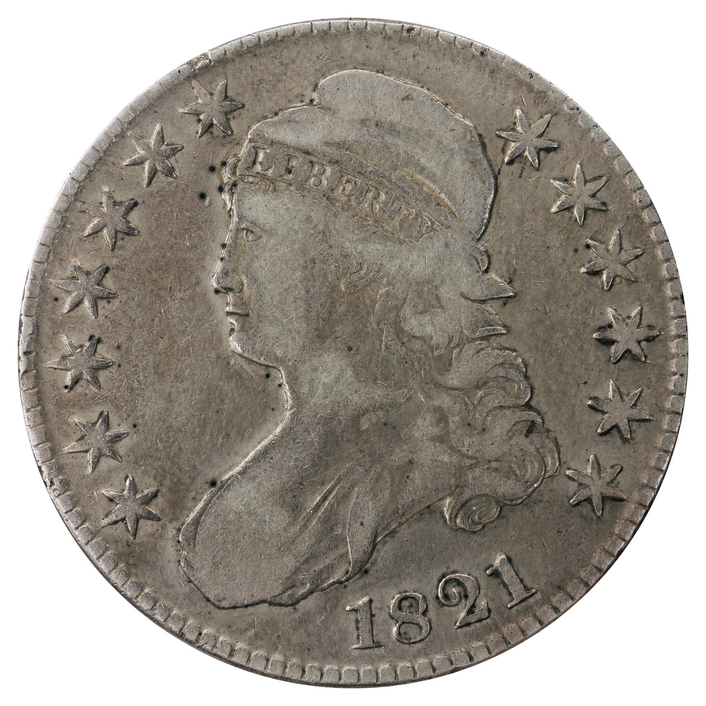 1821 USA Half Dollar F-VF (F15) $