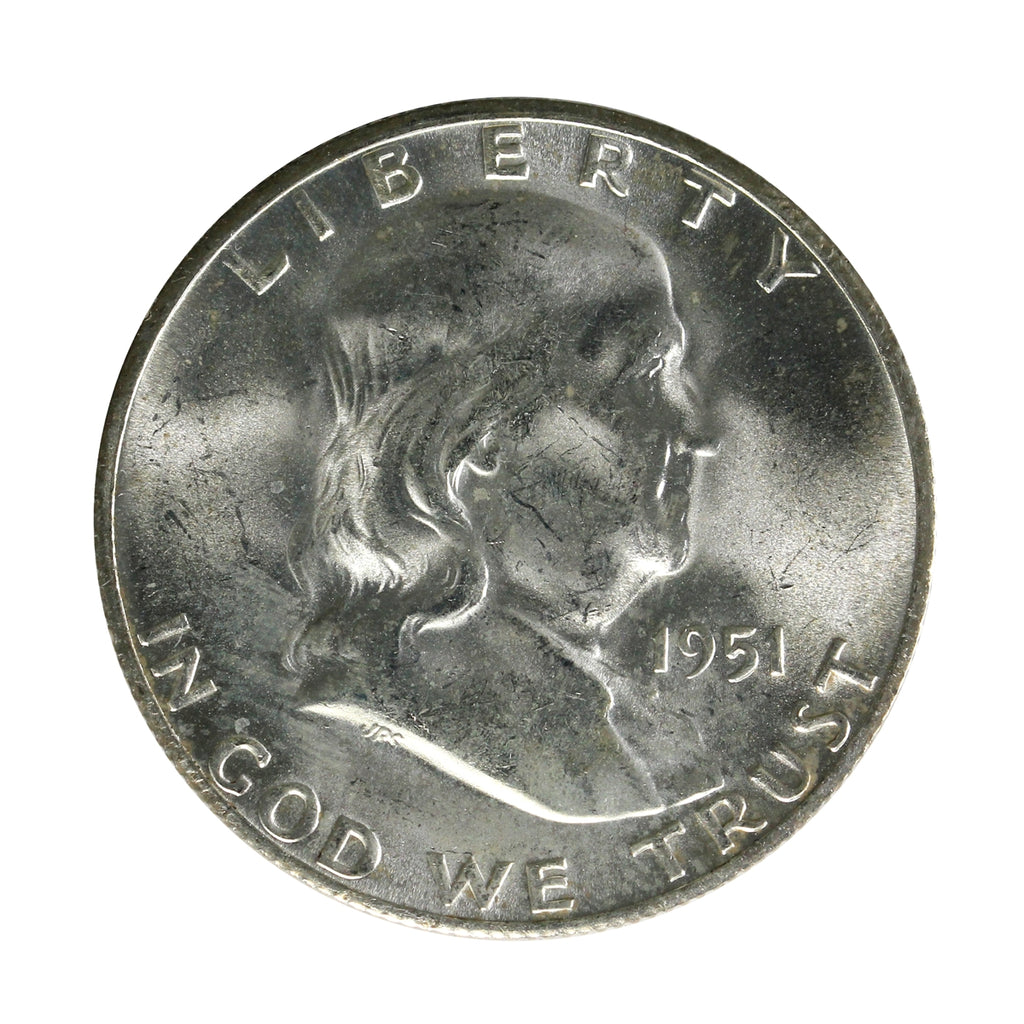 1951 S USA Half Dollar Choice Brilliant Uncirculated (MS64) $