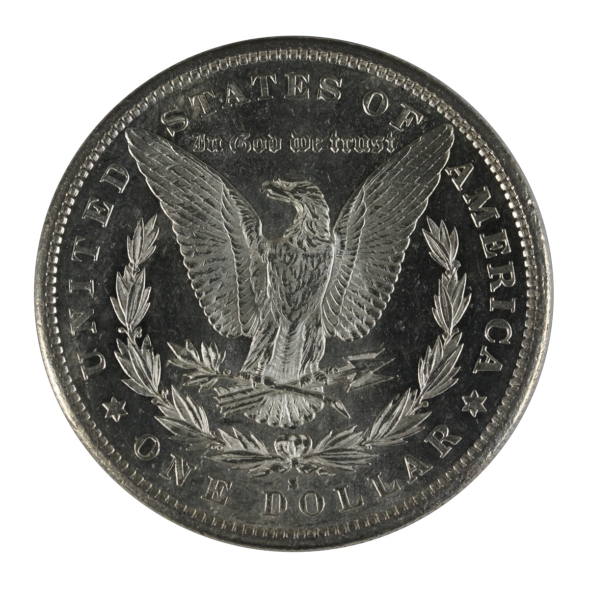 1880 S USA Dollar Uncirculated (MS60) $ Cameo
