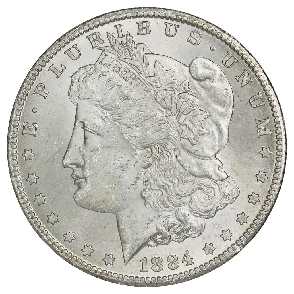 1884 CC USA Dollar Choice Brilliant Uncirculated (MS64) $ EX. GSA Hoard