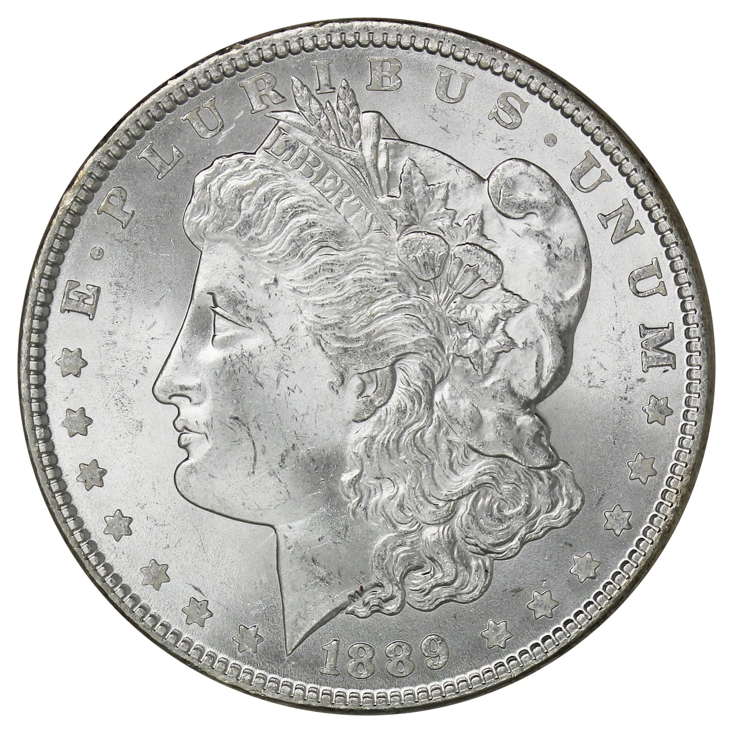 1889 USA Dollar Gem Brilliant Uncirculated (MS65) $
