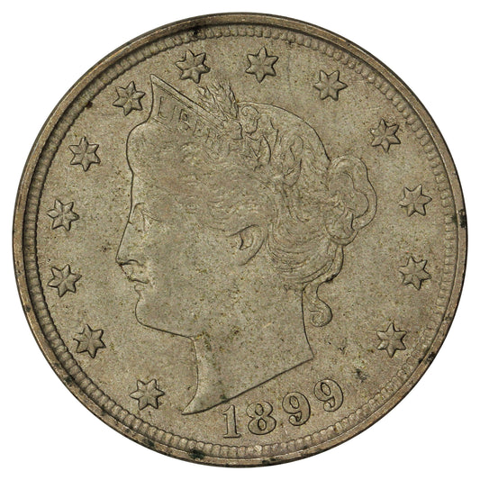 1899 USA Nickel Extra Fine (EF40)