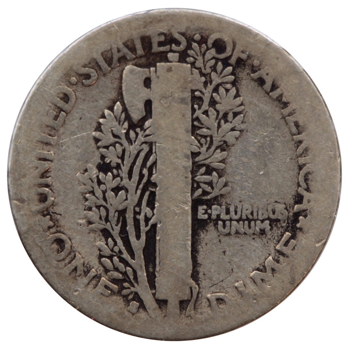 1916 S Mercury USA Dime Circulated