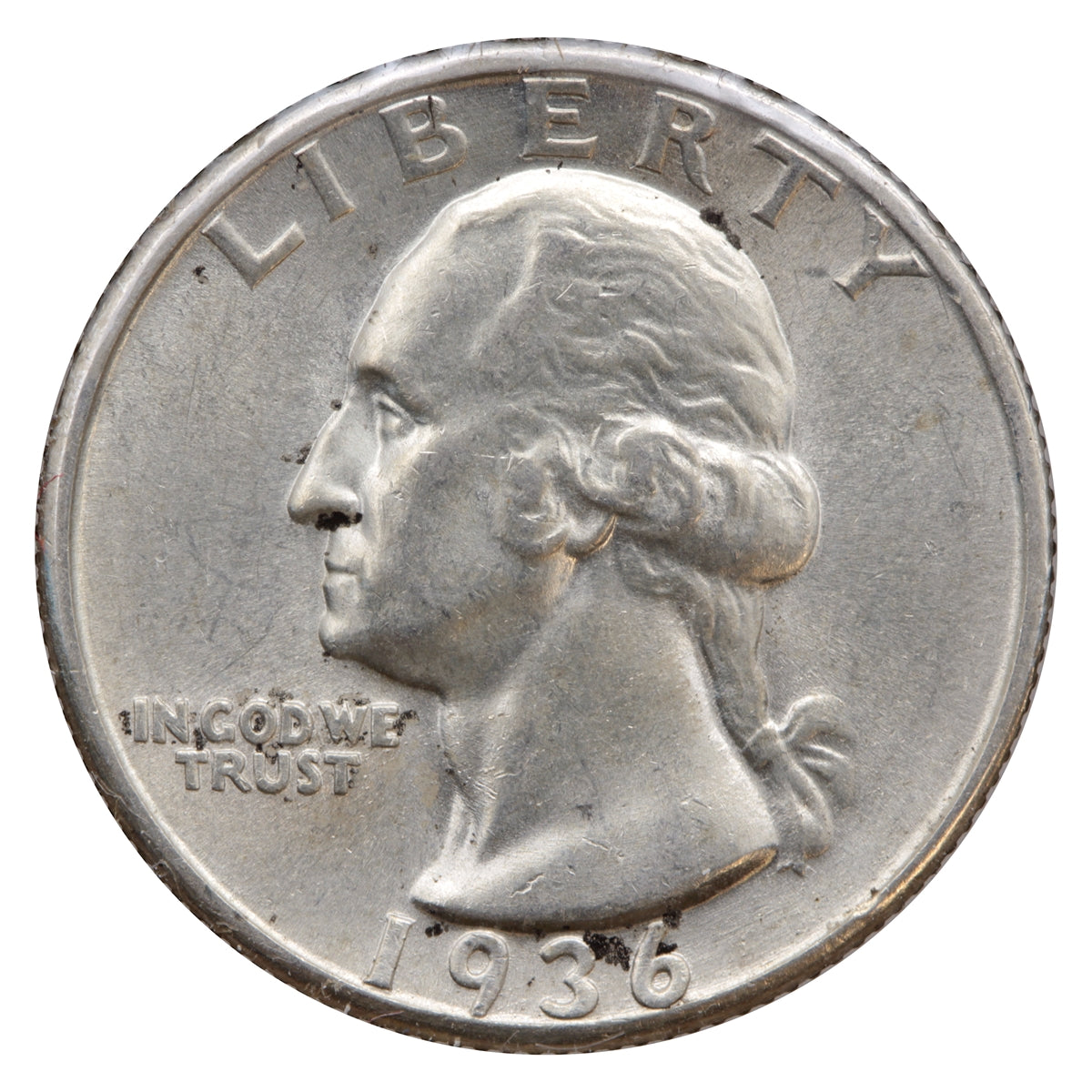 1936 USA Quarter Brilliant Uncirculated (MS63)