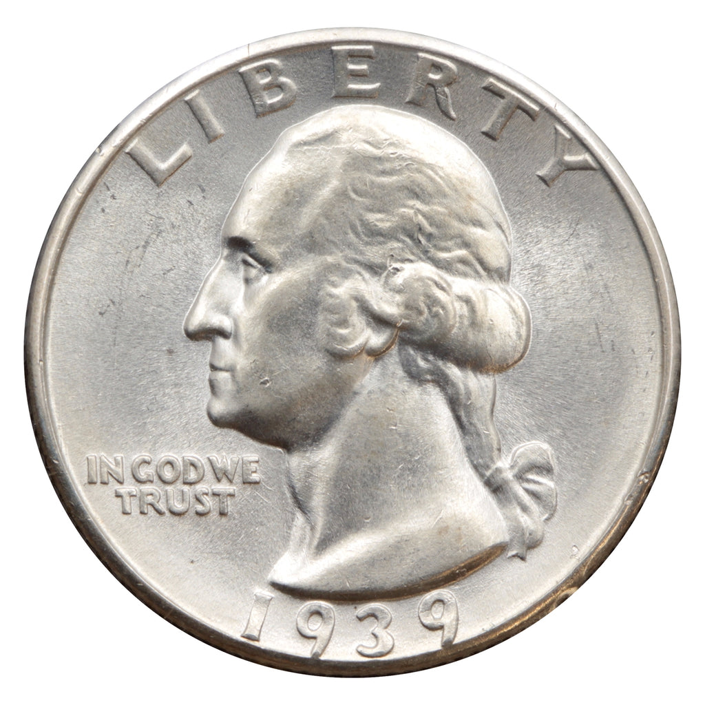 1939 USA Quarter Choice Brilliant Uncirculated (MS64) $