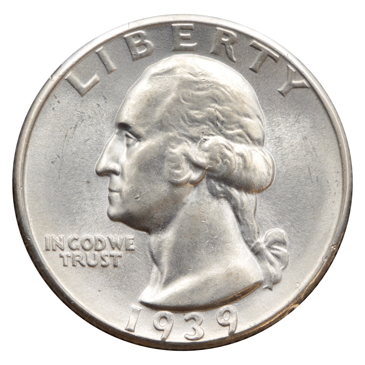 1939 USA Quarter Choice Brilliant Uncirculated (MS64) $