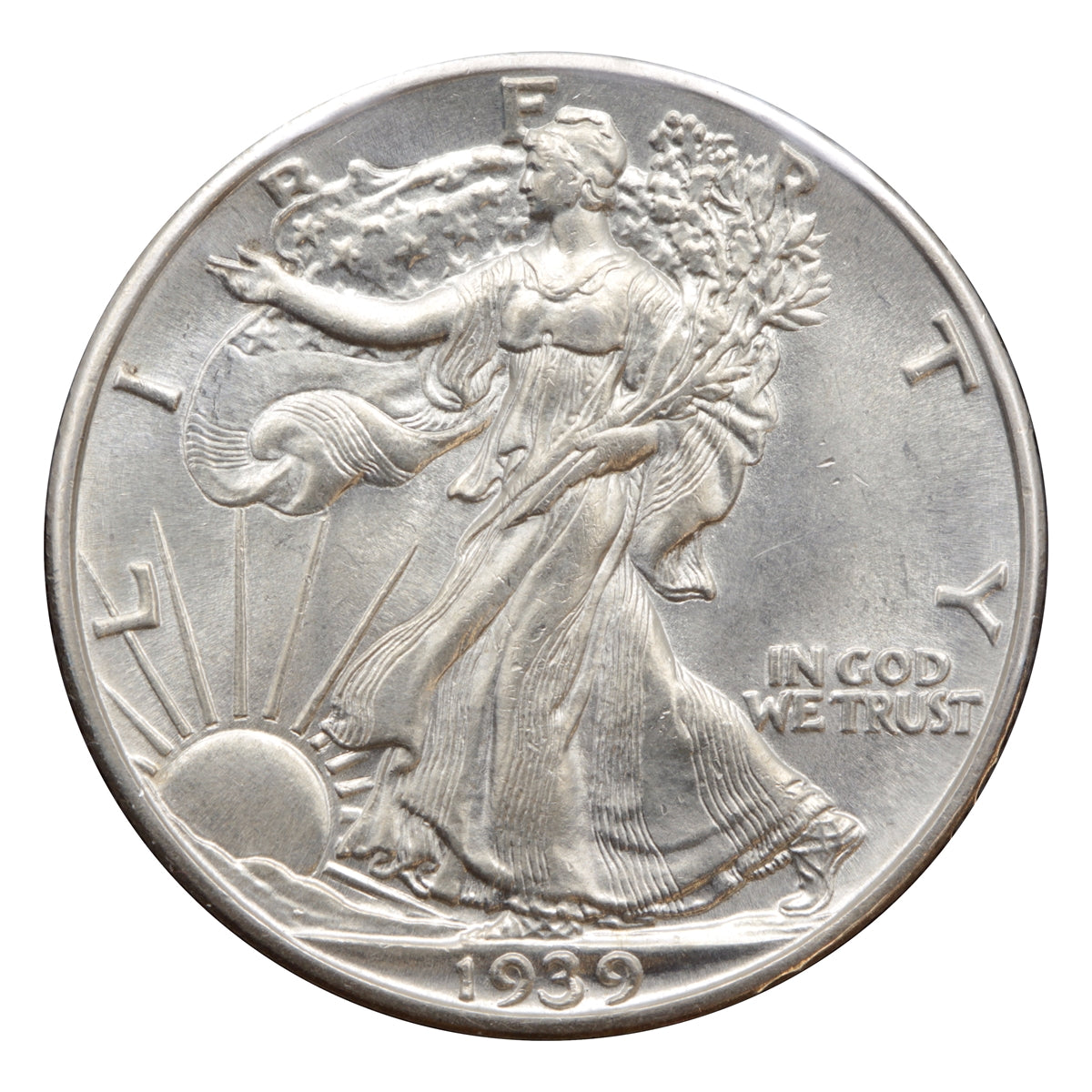 1939 USA Half Dollar Choice Brilliant Uncirculated (MS64) $