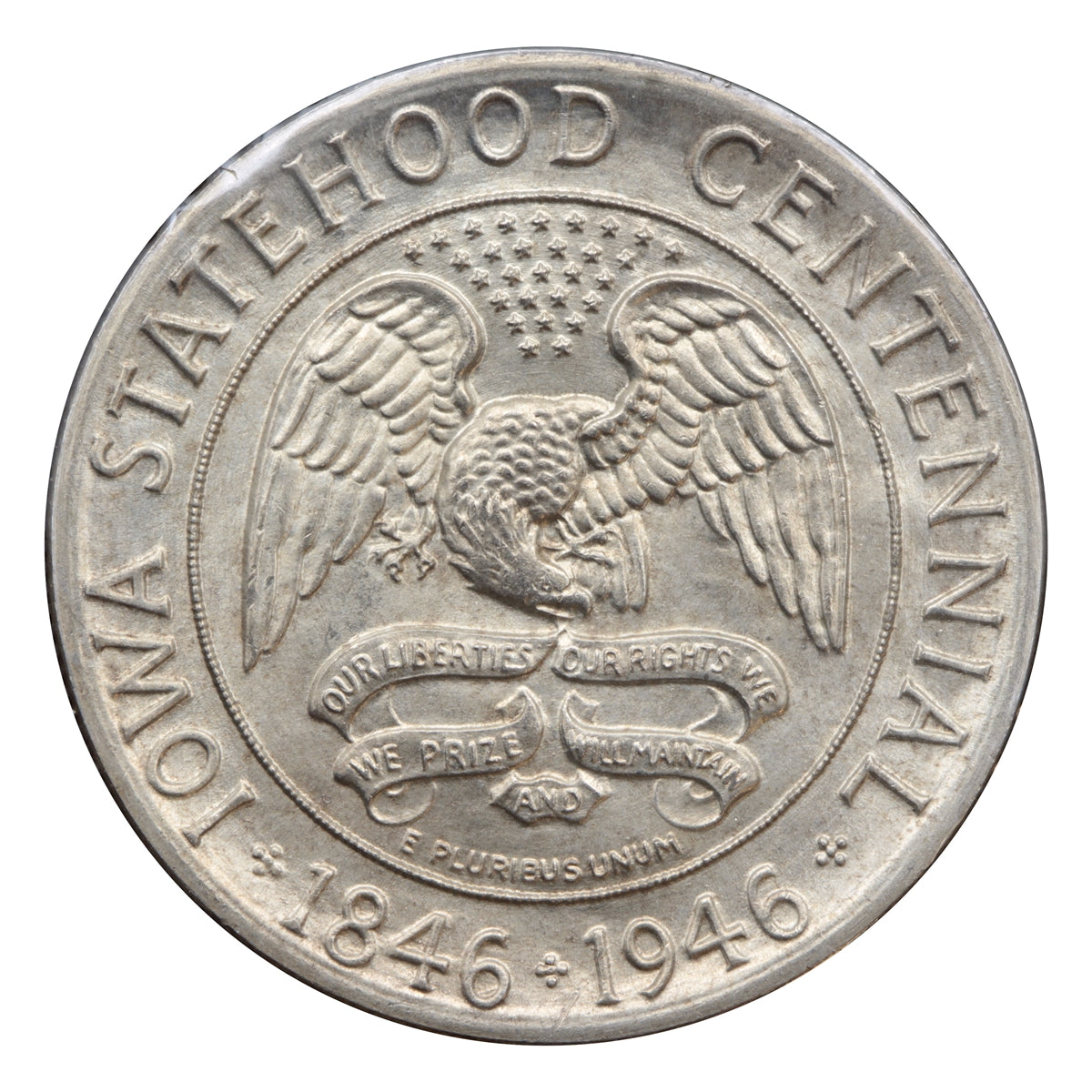 1946 USA Iowa Statehood Centennial Half Dollar Choice Brilliant Uncirculated (MS64) $