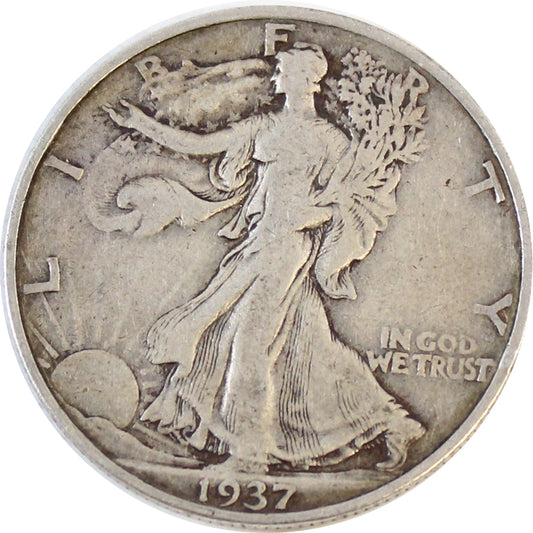 1937 USA Half Dollar Circulated