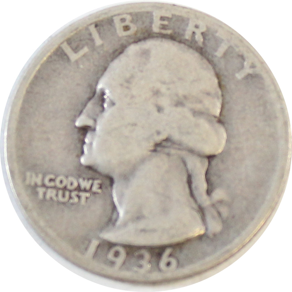1936 USA Quarter Circulated