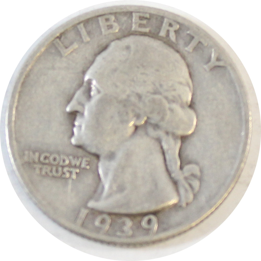 1939 D USA Quarter Circulated