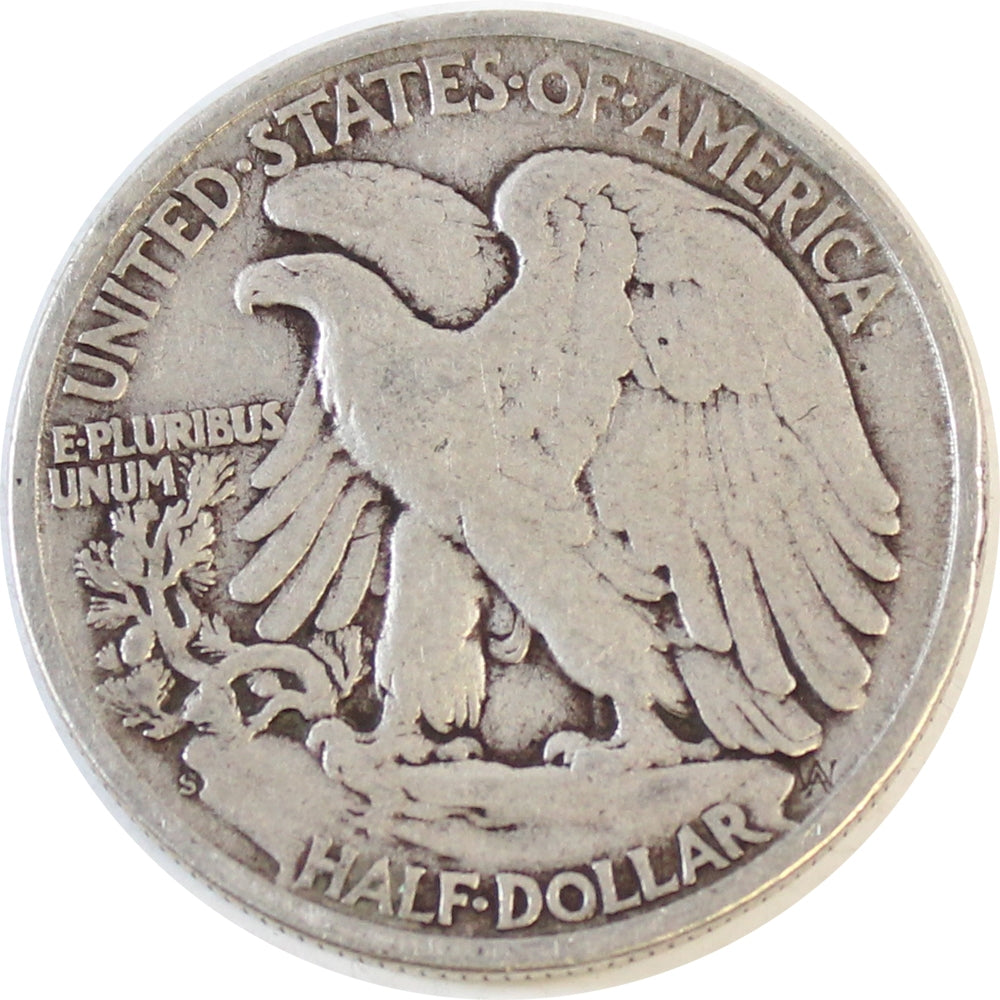 1945 S USA Half Dollar Circulated