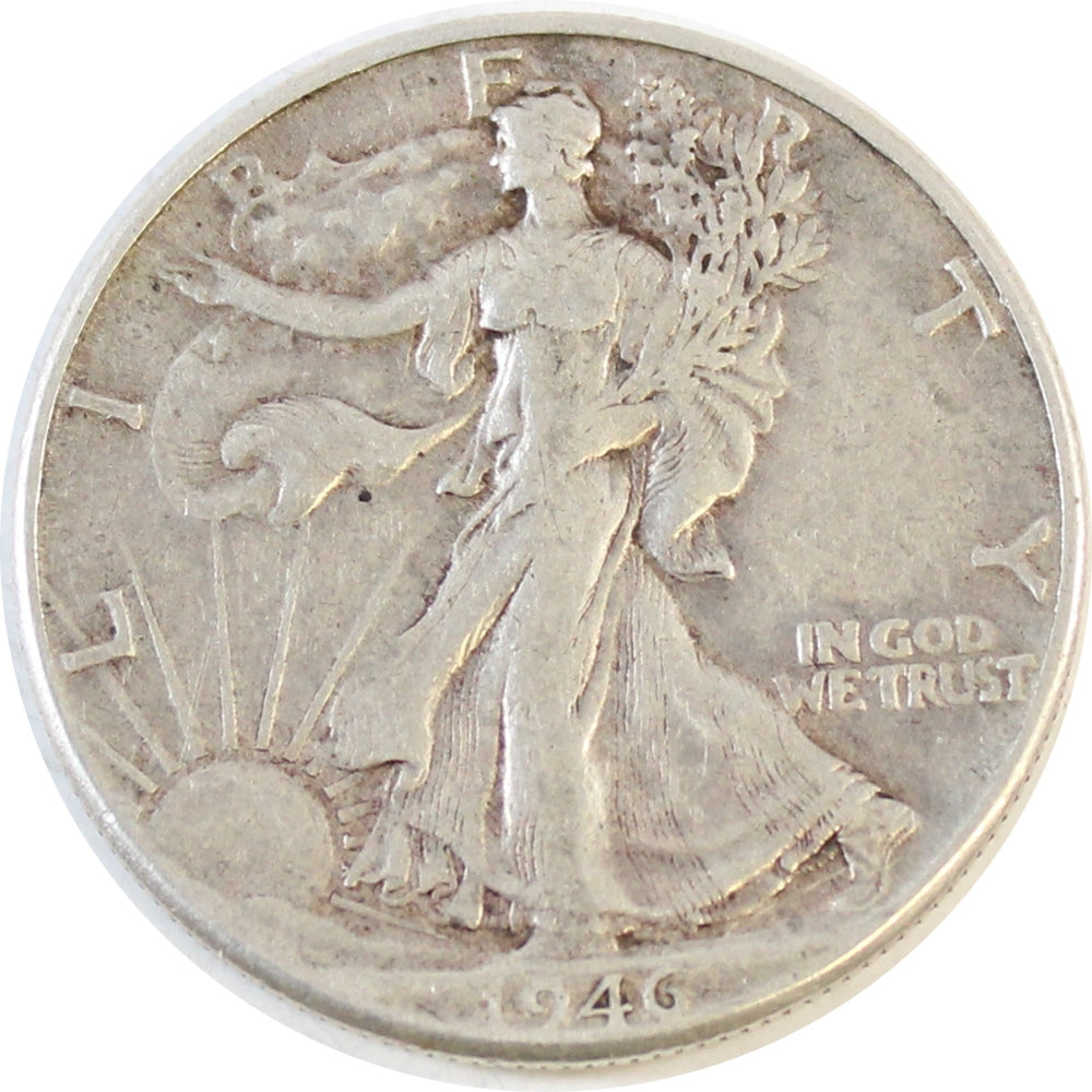 1946 D USA Half Dollar Circulated