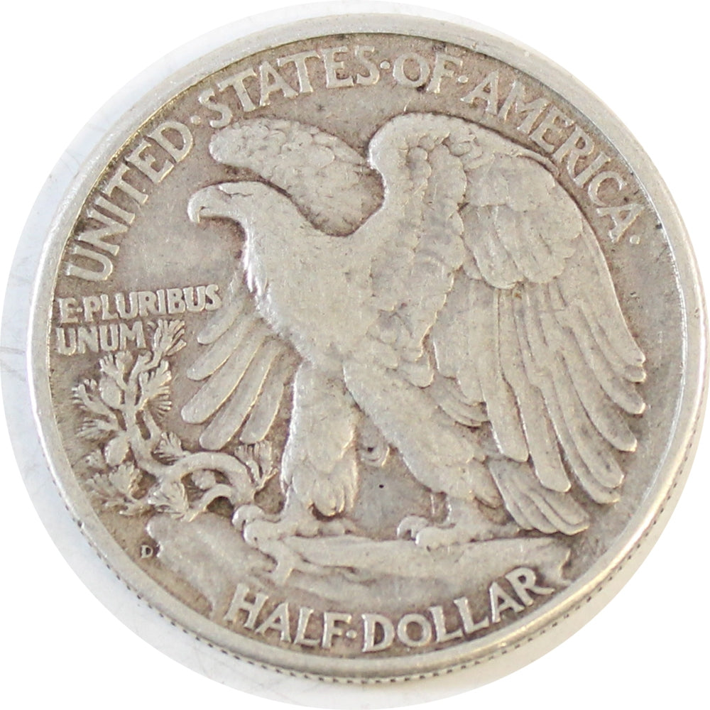 1946 D USA Half Dollar Circulated