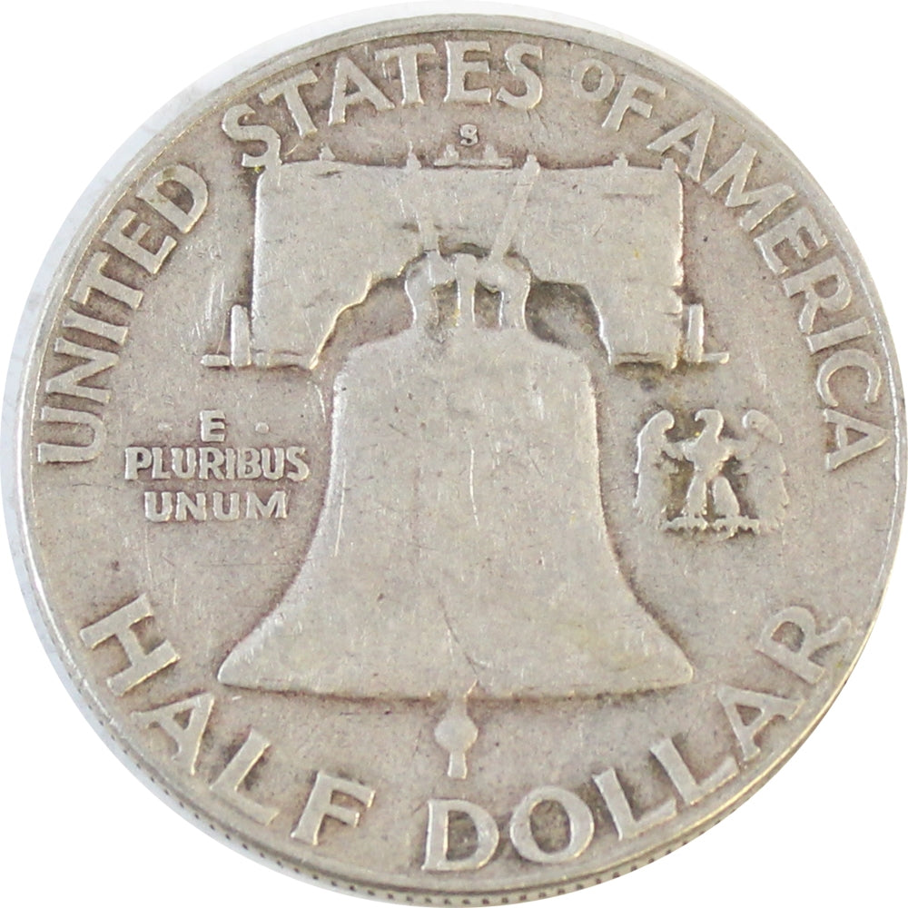 1951 S USA Half Dollar Circulated