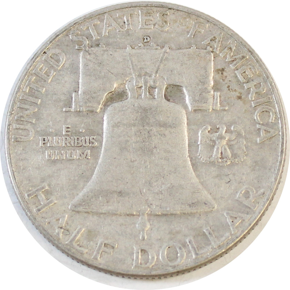 1954 D USA Half Dollar Circulated