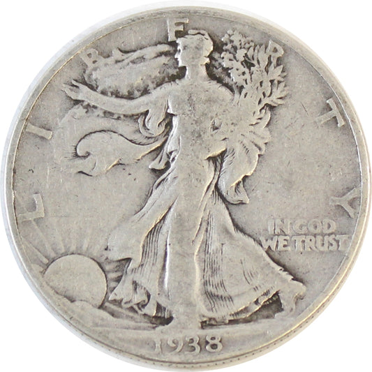 1938 USA Half Dollar Circulated