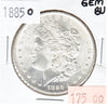 1885 O USA Dollar Gem Brilliant Uncirculated (MS65) $