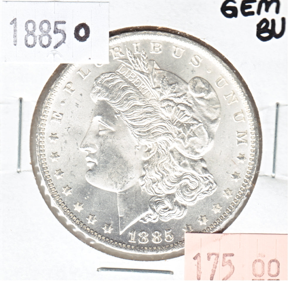 1885 O USA Dollar Gem Brilliant Uncirculated (MS65) $