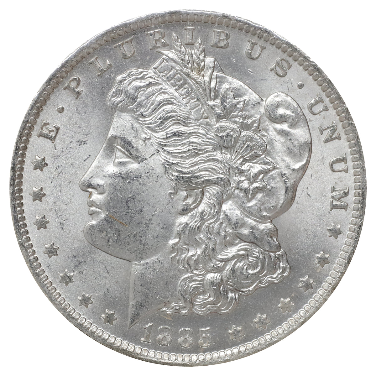 1885 O USA Dollar Gem Brilliant Uncirculated (MS65) $