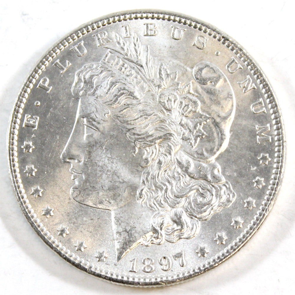 1897 USA Dollar Choice Brilliant Uncirculated (MS64) $