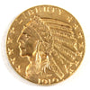 1910 USA $5.00 Gold (1/2 Eagle) Almost Uncirculated (AU50) $