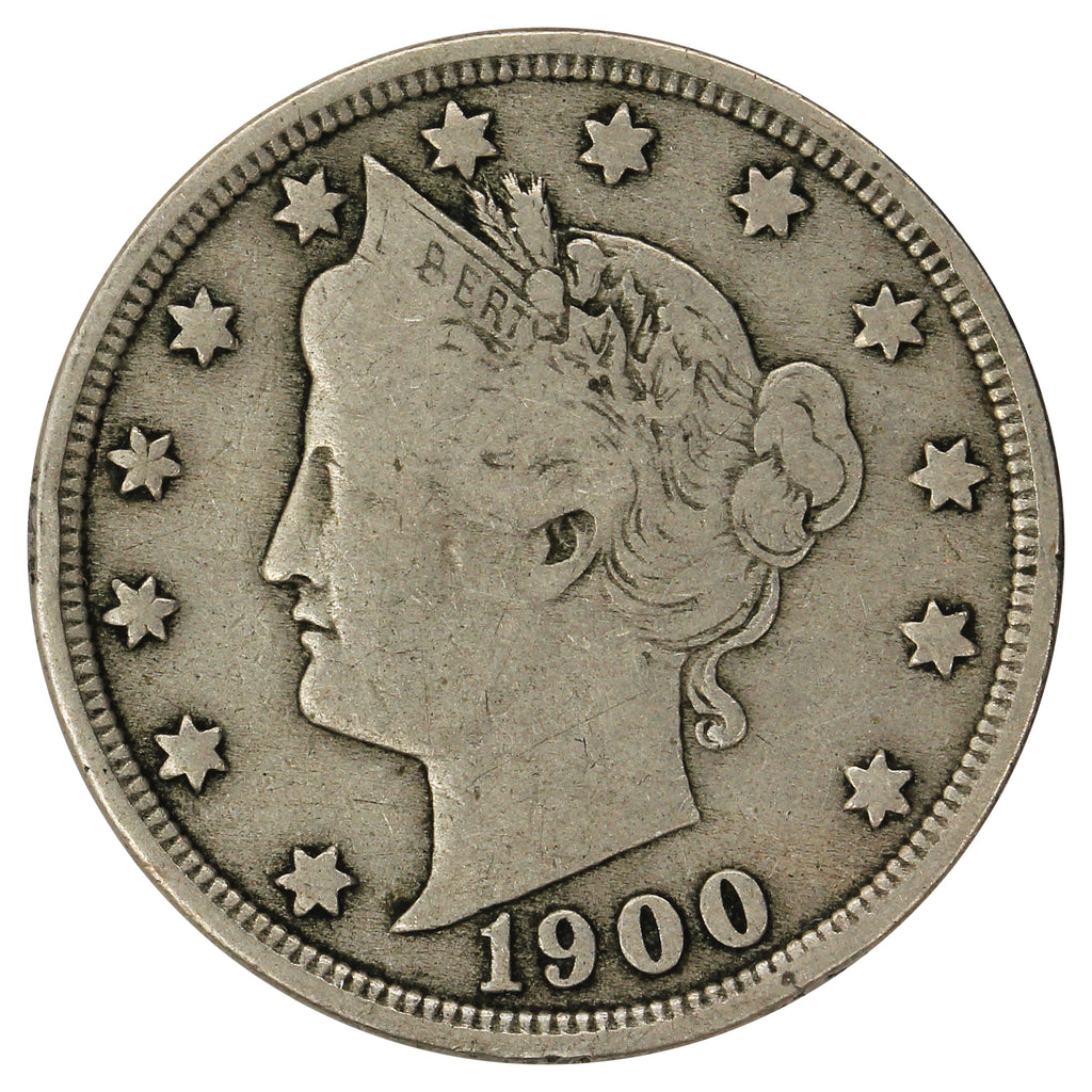 1900 USA Nickel Very Good (VG8)