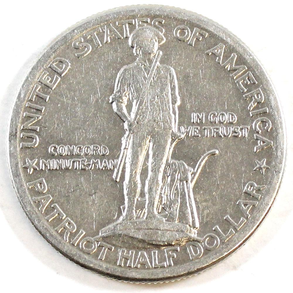 1925 Lexington Concord Sesquicentennial USA Half Dollar VF-EF (VF30) $