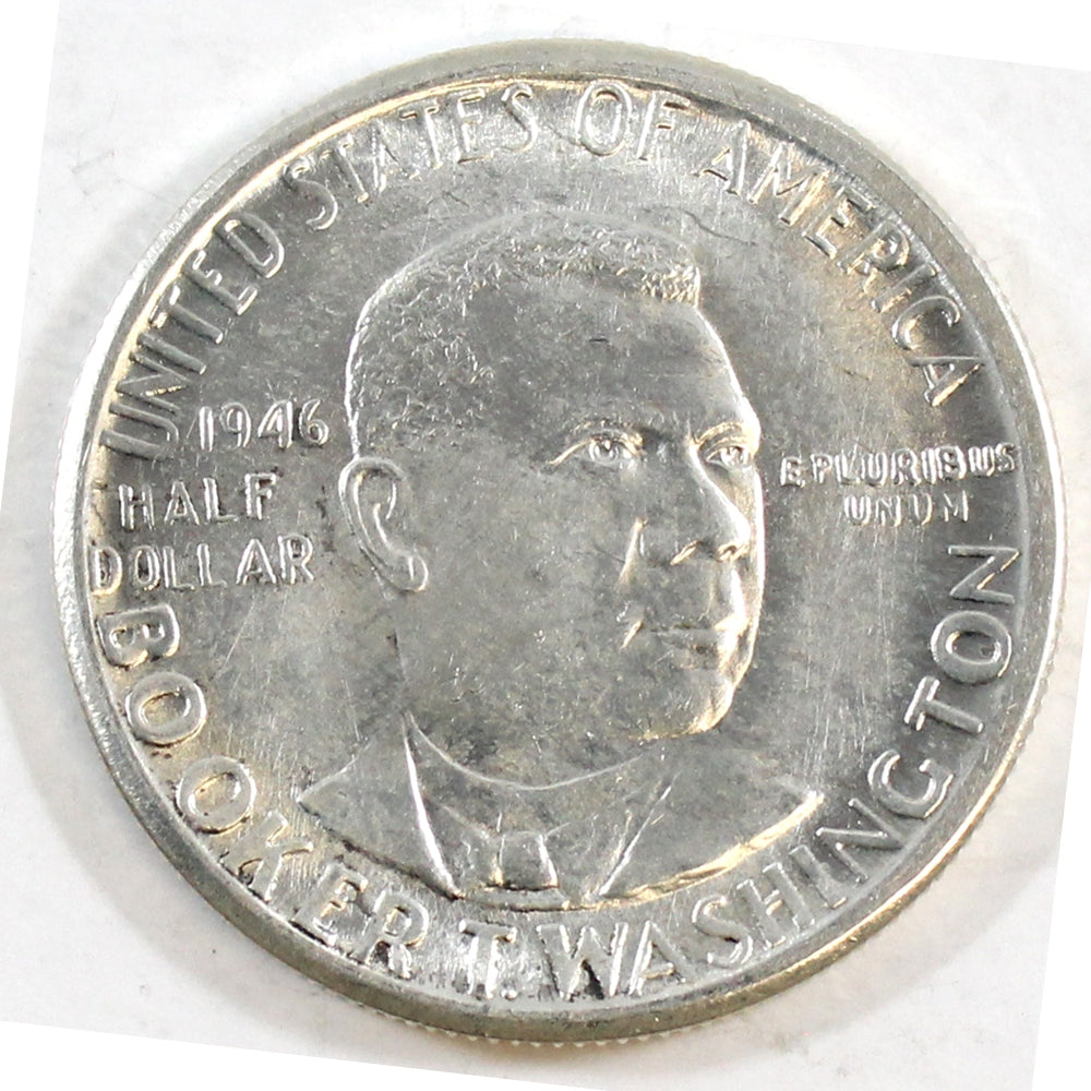 1946 D Booker T. Washington USA Half Dollar BU (MS63)