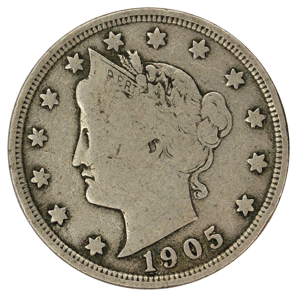 1905 USA Nickel Very Good (VG8)