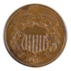 1865 USA 2 Cents UNC+ (MS62) $