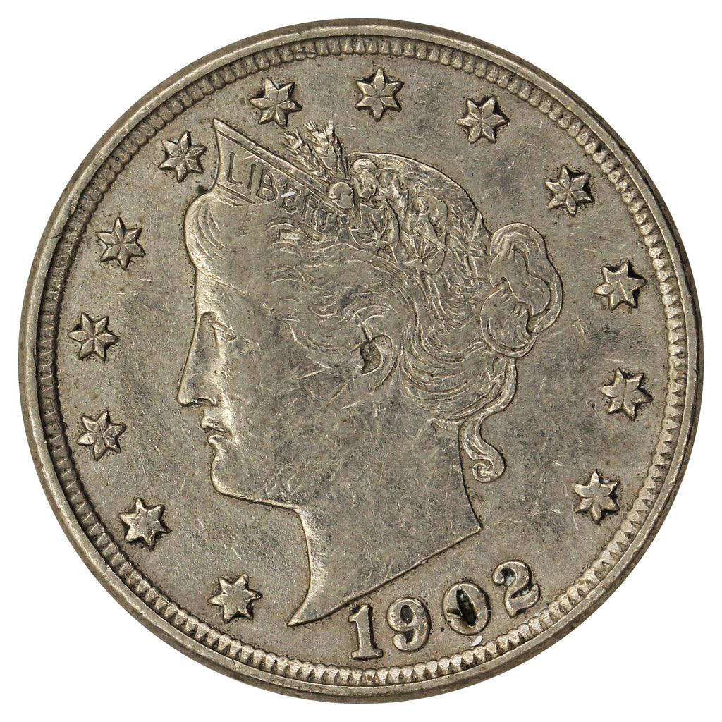 1902 USA Nickel VF-EF (VF30)