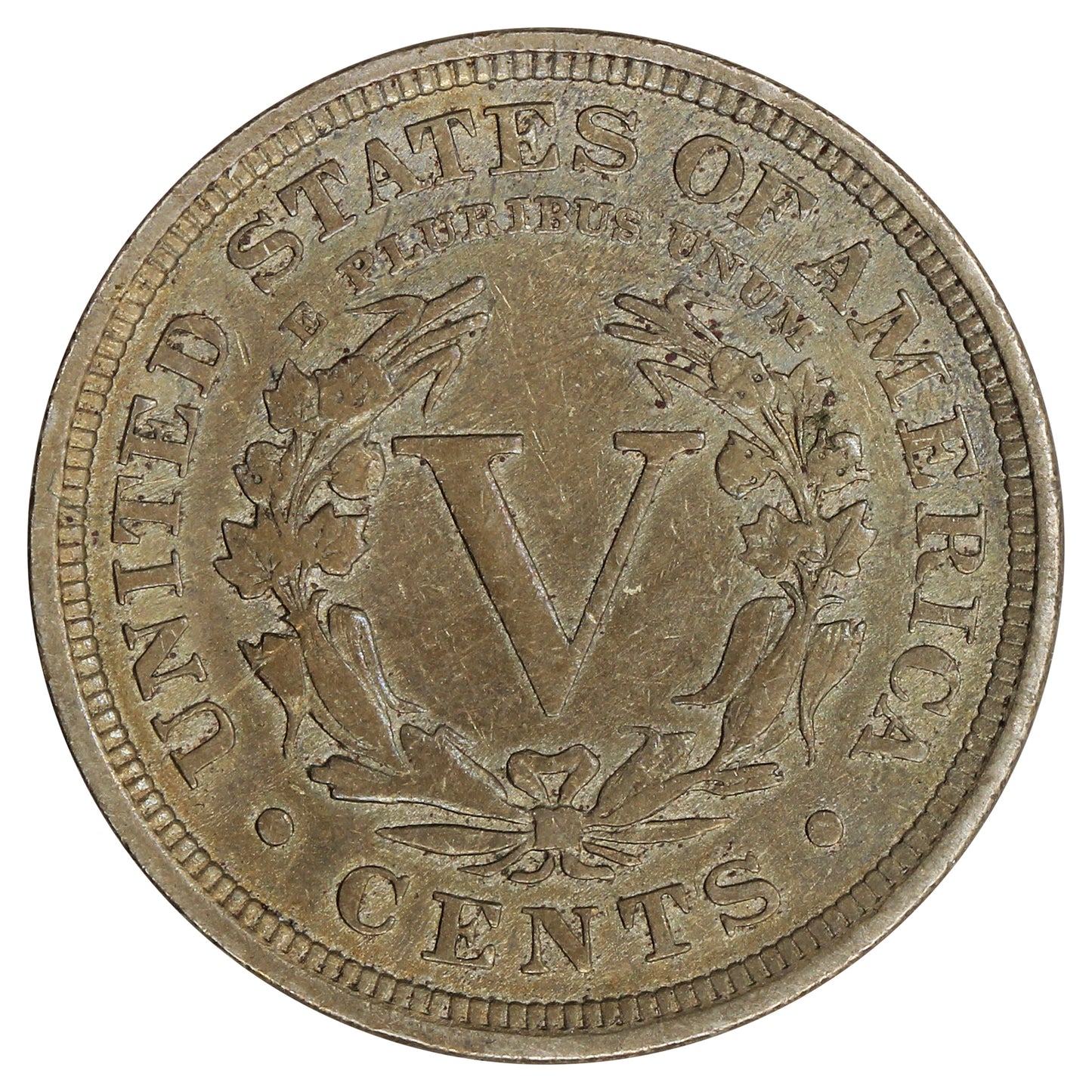 1907 USA Nickel F-VF (F15)