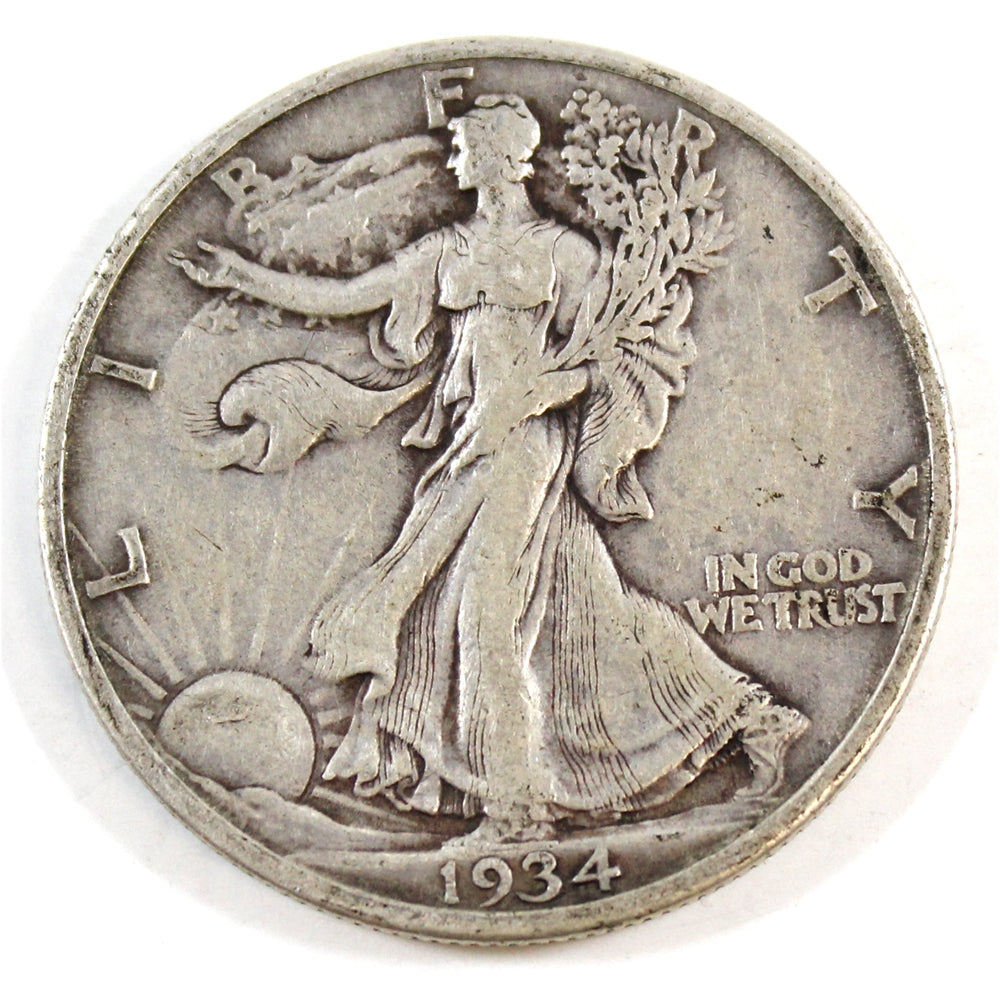 1934 USA Half Dollar Circulated