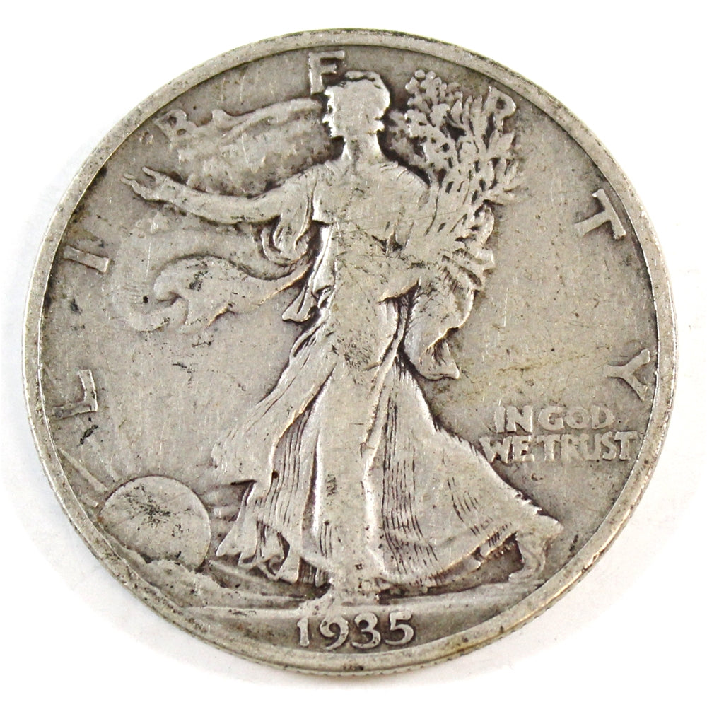 1935 S USA Half Dollar Circulated