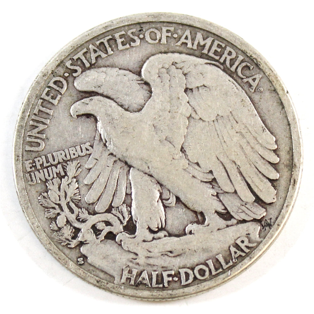 1935 S USA Half Dollar Circulated