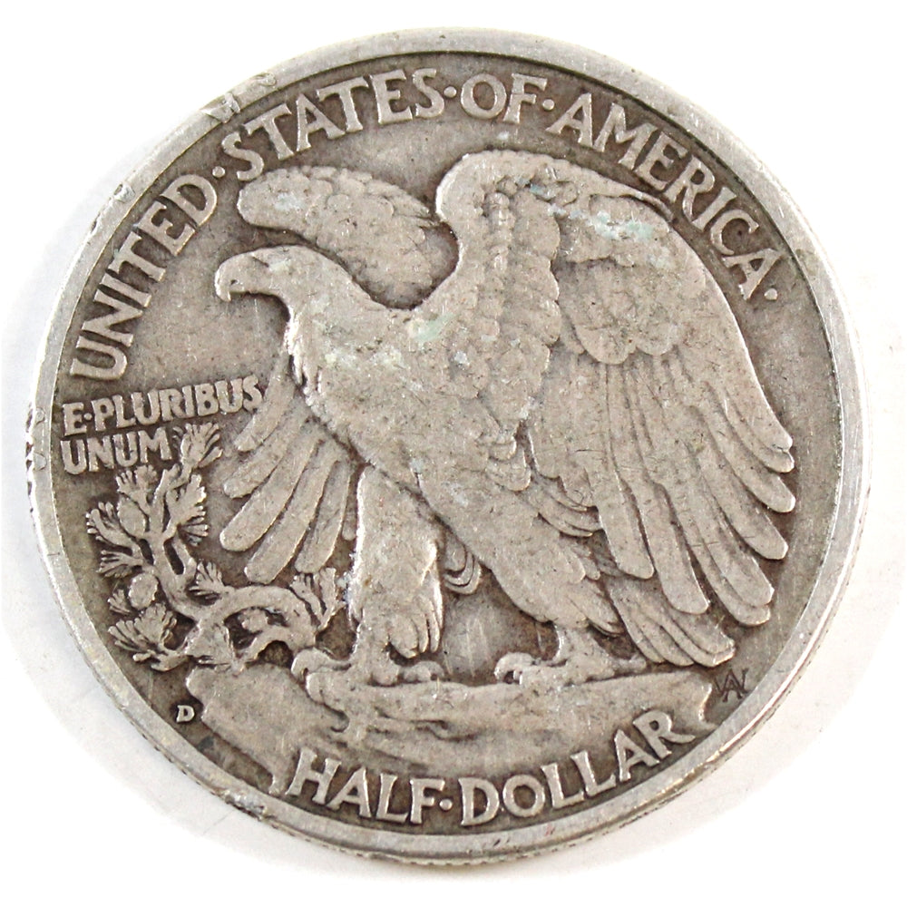 1937 D USA Half Dollar Circulated