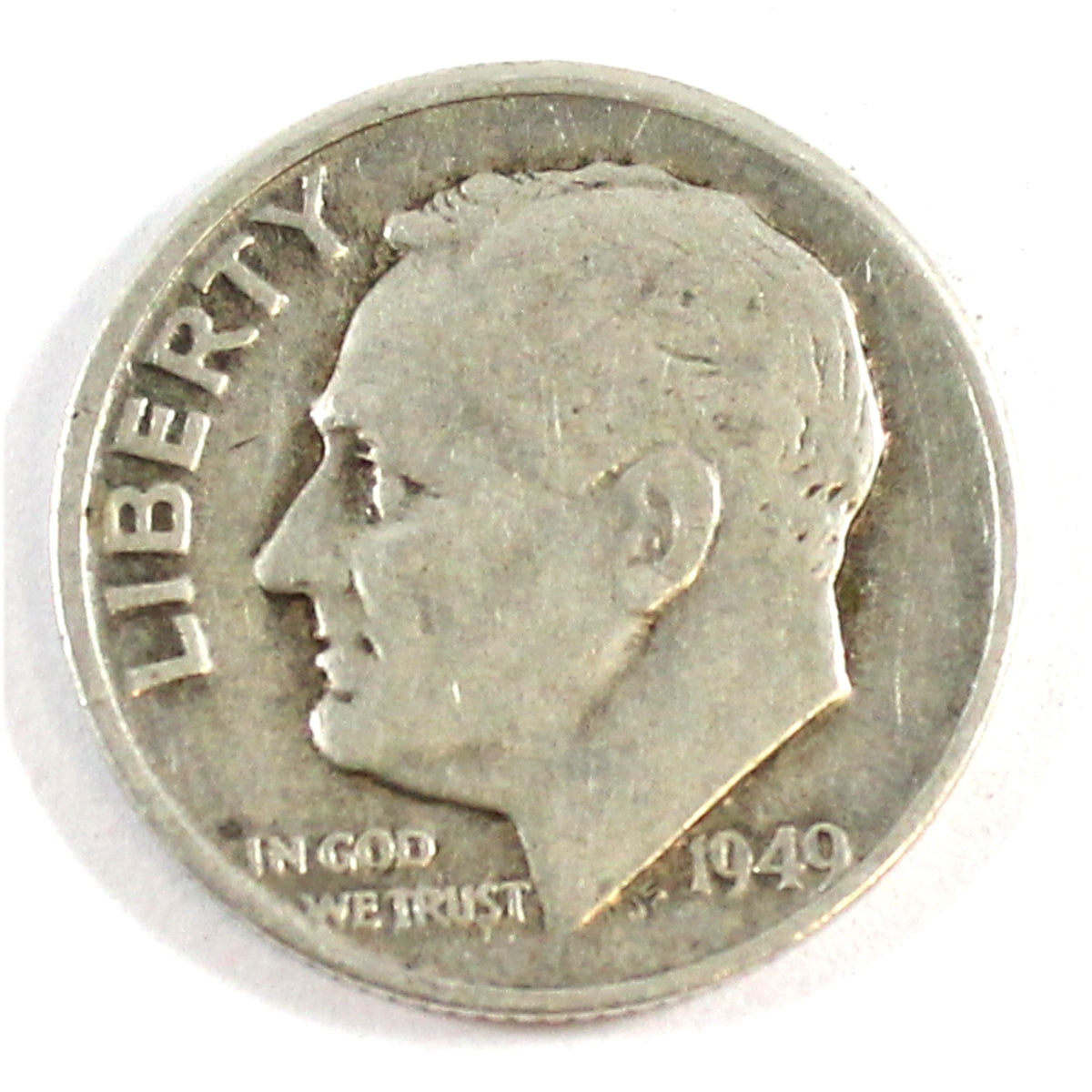 1949 D USA Dime Circulated