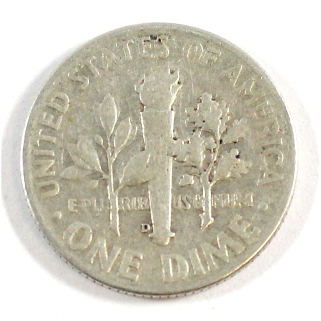1951 D USA Dime Circulated