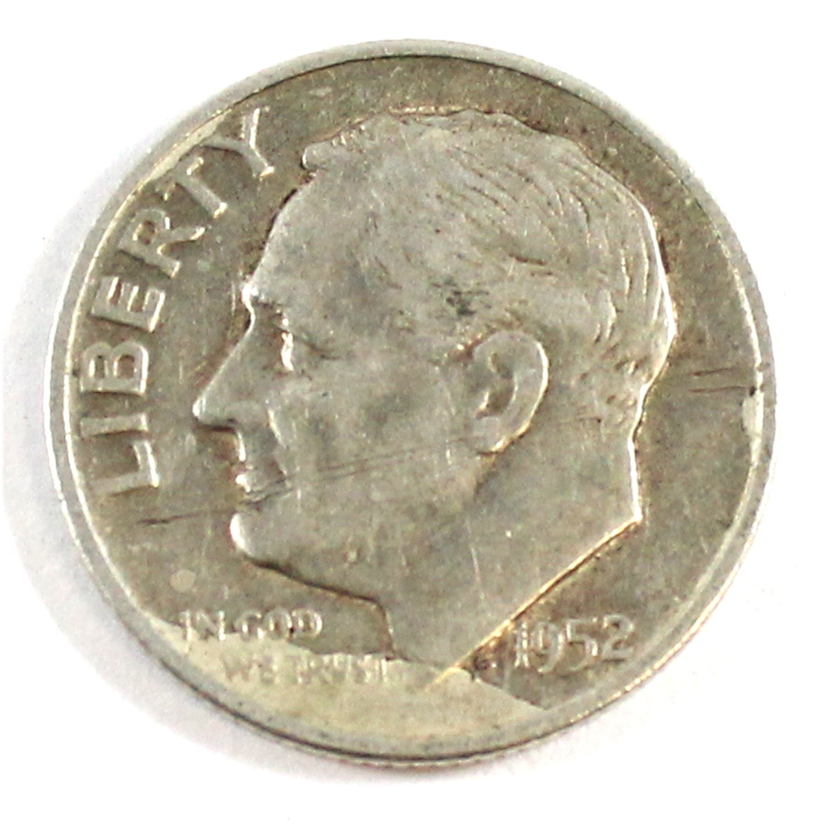 1952 D USA Dime Circulated